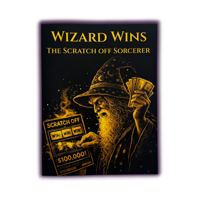 scratch off sorcerer cover soft cover wizard wins book