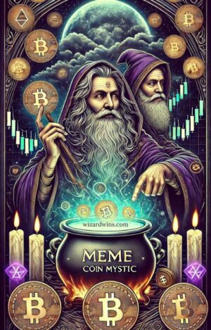 wizard wins meme coin mystic strategy guide ebook for winning huge gains on crypto coins