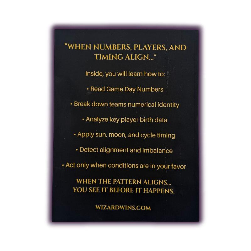 The Sports Betting Sorcerer: Turning Time and Numbers Into Strategic Edge - Image 5
